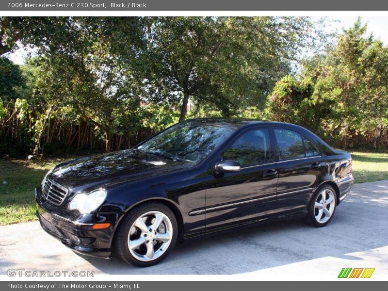 Black / Black 2006 Mercedes-Benz C 230 Sport