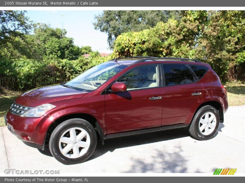 Merlot Metallic / Cafe Latte 2005 Nissan Murano SE