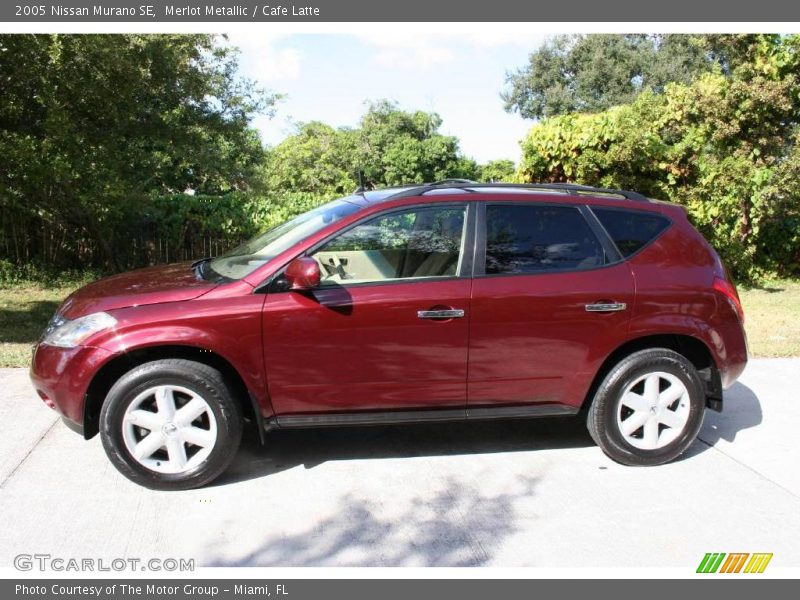 Merlot Metallic / Cafe Latte 2005 Nissan Murano SE