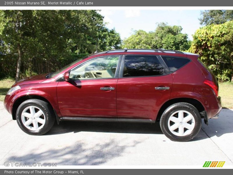 Merlot Metallic / Cafe Latte 2005 Nissan Murano SE