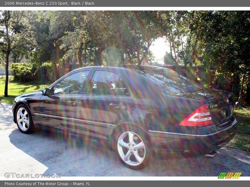 Black / Black 2006 Mercedes-Benz C 230 Sport