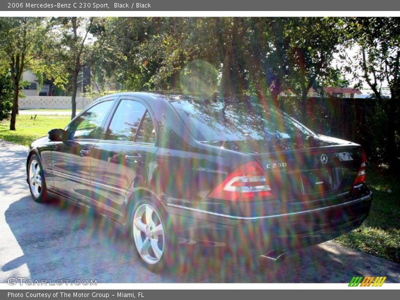 Black / Black 2006 Mercedes-Benz C 230 Sport