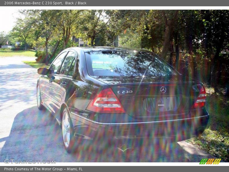 Black / Black 2006 Mercedes-Benz C 230 Sport