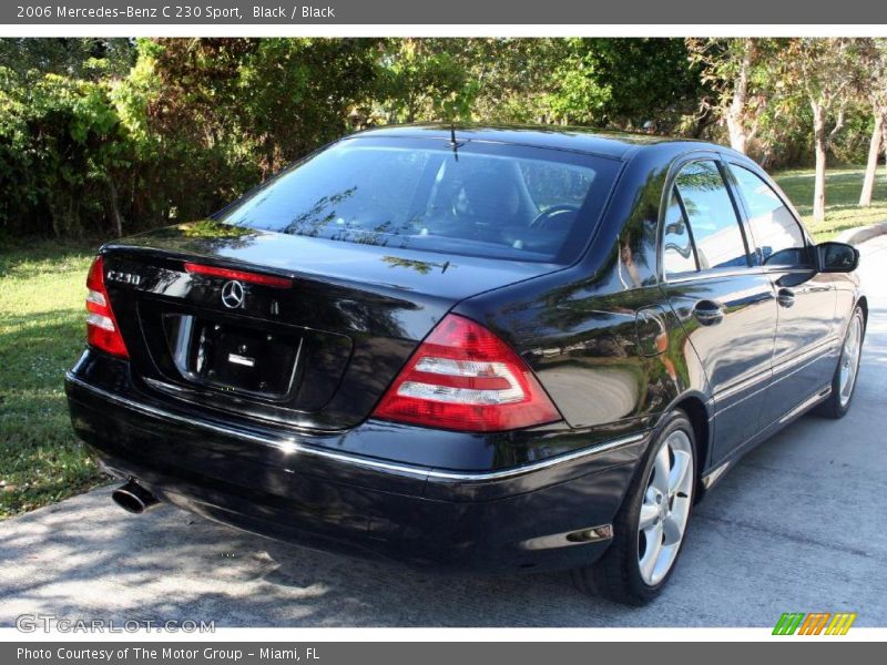 Black / Black 2006 Mercedes-Benz C 230 Sport