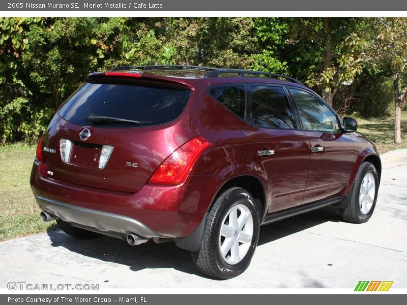 Merlot Metallic / Cafe Latte 2005 Nissan Murano SE
