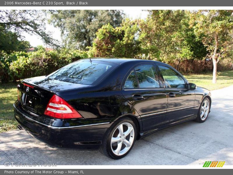 Black / Black 2006 Mercedes-Benz C 230 Sport