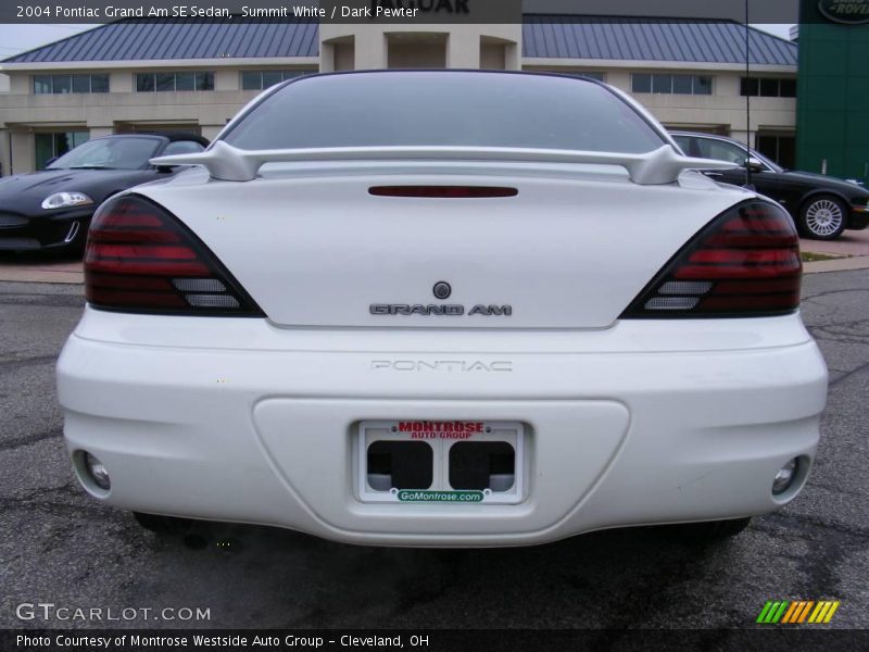 Summit White / Dark Pewter 2004 Pontiac Grand Am SE Sedan