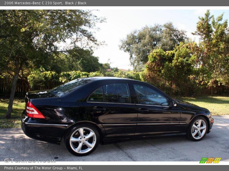 Black / Black 2006 Mercedes-Benz C 230 Sport