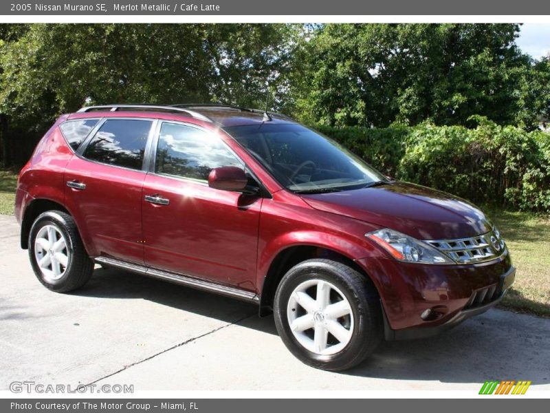 Merlot Metallic / Cafe Latte 2005 Nissan Murano SE