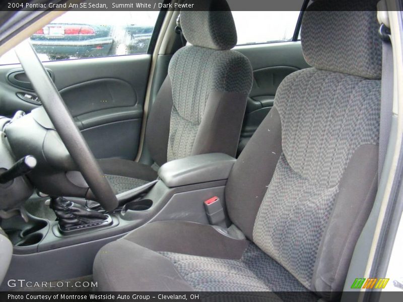 Summit White / Dark Pewter 2004 Pontiac Grand Am SE Sedan