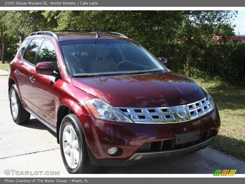 Merlot Metallic / Cafe Latte 2005 Nissan Murano SE