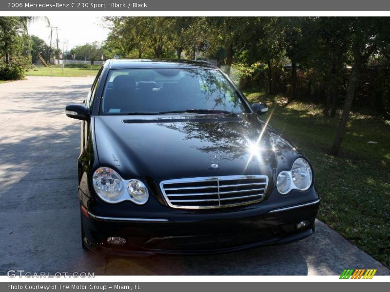 Black / Black 2006 Mercedes-Benz C 230 Sport