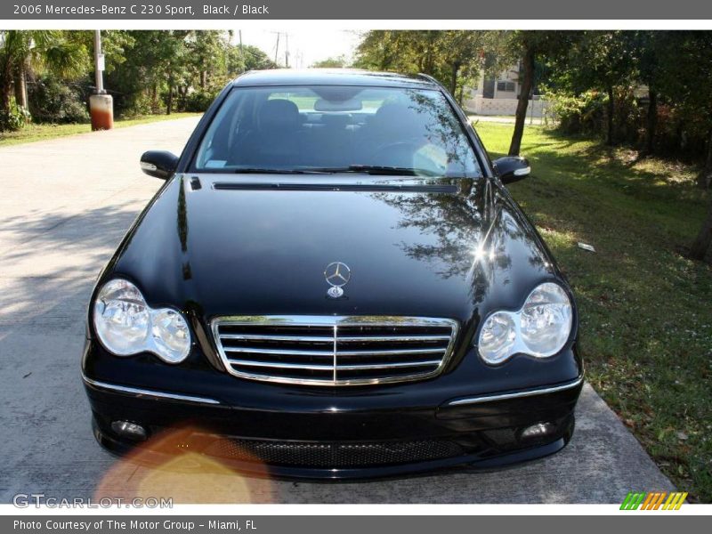 Black / Black 2006 Mercedes-Benz C 230 Sport