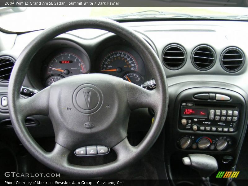 Summit White / Dark Pewter 2004 Pontiac Grand Am SE Sedan