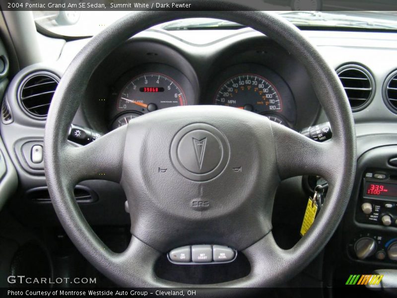 Summit White / Dark Pewter 2004 Pontiac Grand Am SE Sedan
