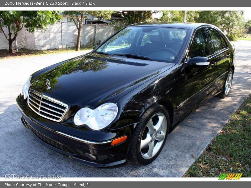 Black / Black 2006 Mercedes-Benz C 230 Sport