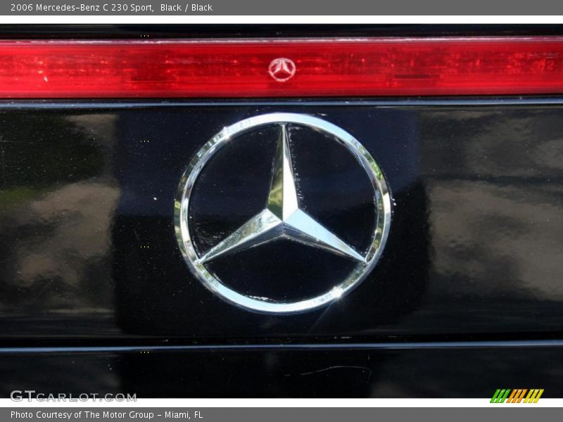 Black / Black 2006 Mercedes-Benz C 230 Sport