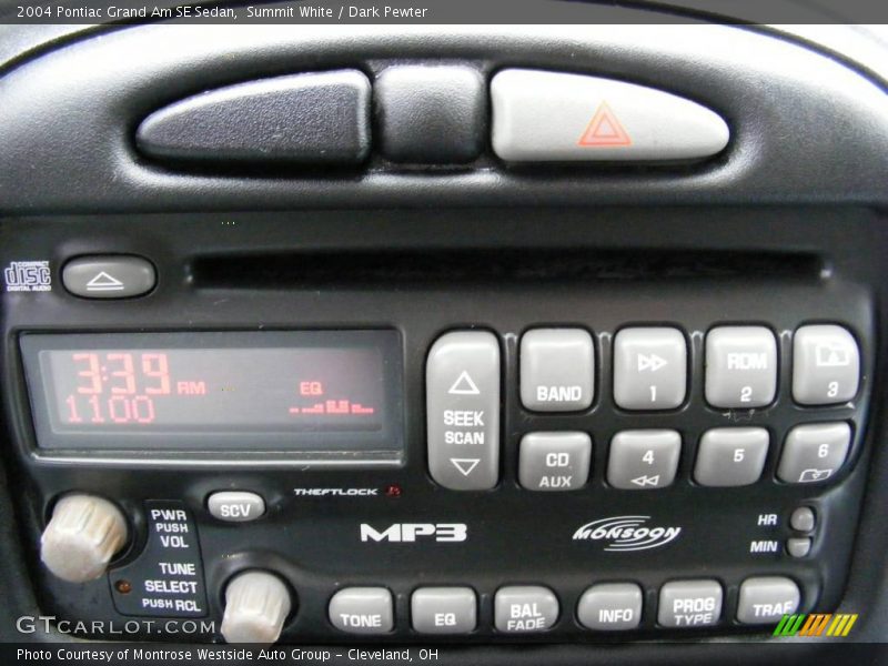 Summit White / Dark Pewter 2004 Pontiac Grand Am SE Sedan
