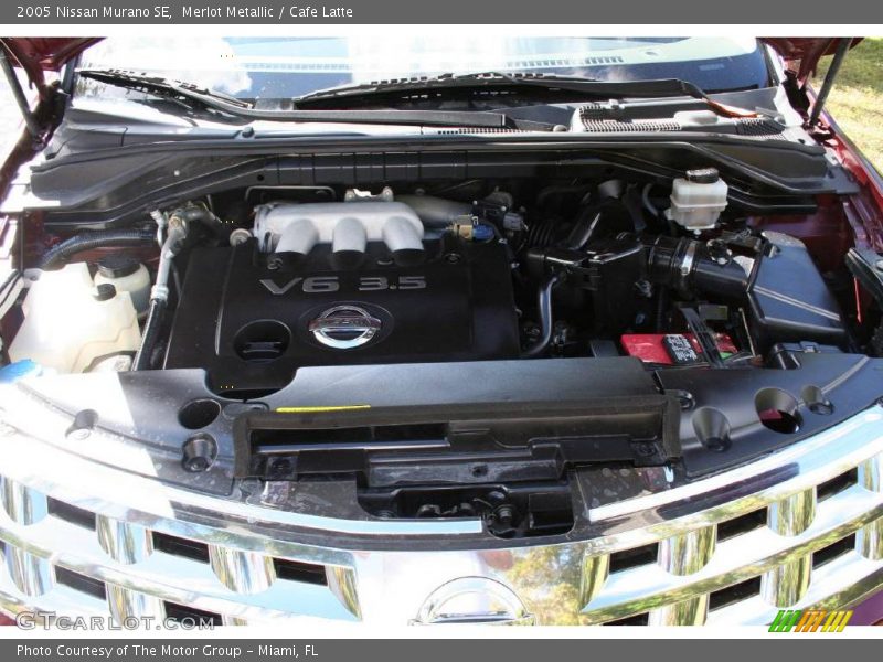Merlot Metallic / Cafe Latte 2005 Nissan Murano SE
