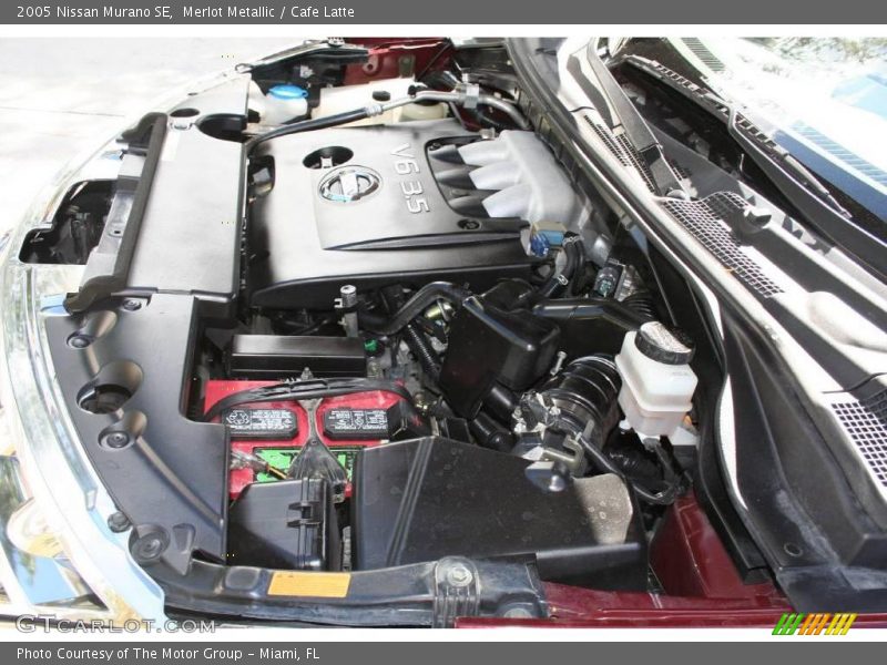 Merlot Metallic / Cafe Latte 2005 Nissan Murano SE