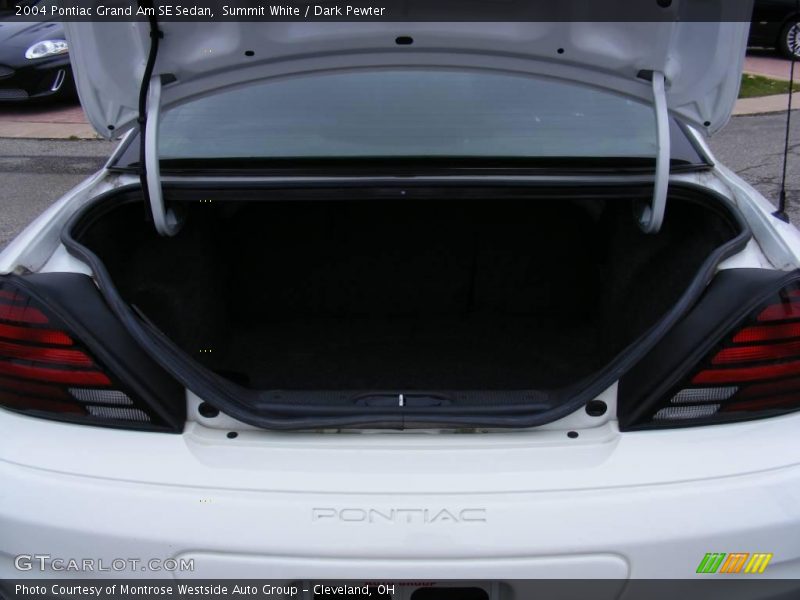 Summit White / Dark Pewter 2004 Pontiac Grand Am SE Sedan