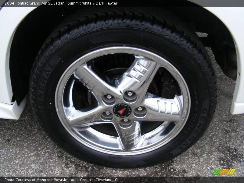 Summit White / Dark Pewter 2004 Pontiac Grand Am SE Sedan
