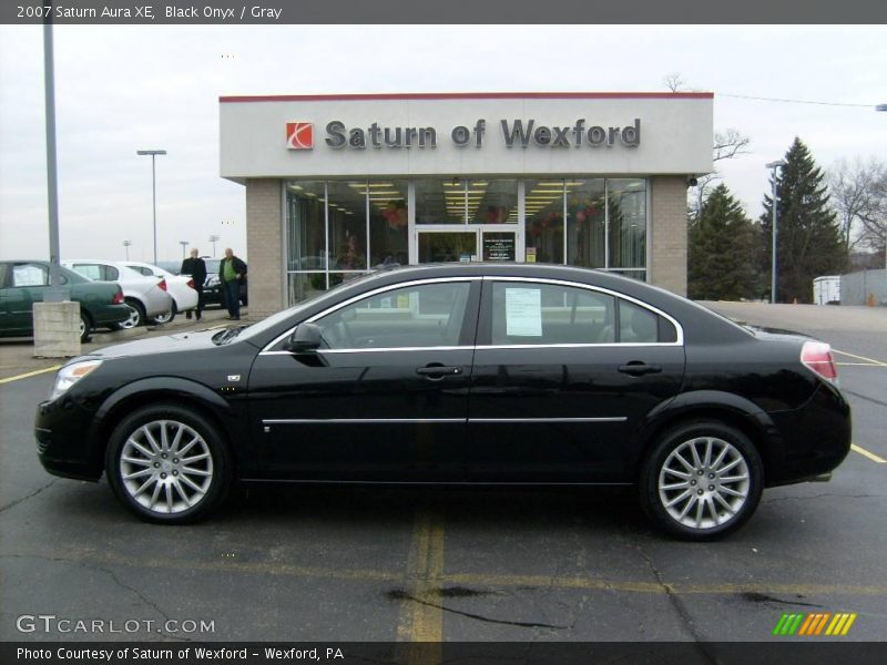 Black Onyx / Gray 2007 Saturn Aura XE