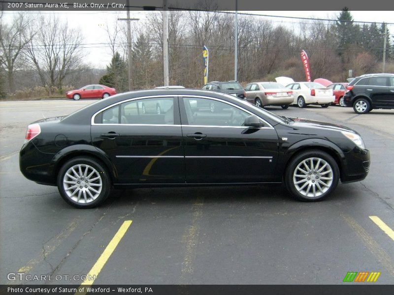 Black Onyx / Gray 2007 Saturn Aura XE