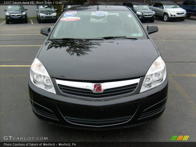 Black Onyx / Gray 2007 Saturn Aura XE