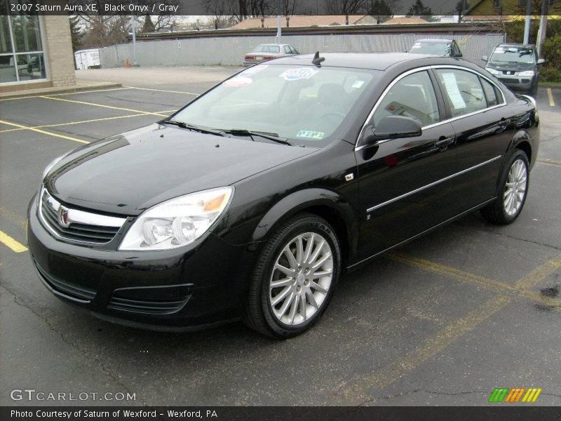 Black Onyx / Gray 2007 Saturn Aura XE