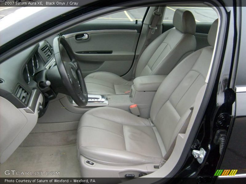 Black Onyx / Gray 2007 Saturn Aura XE