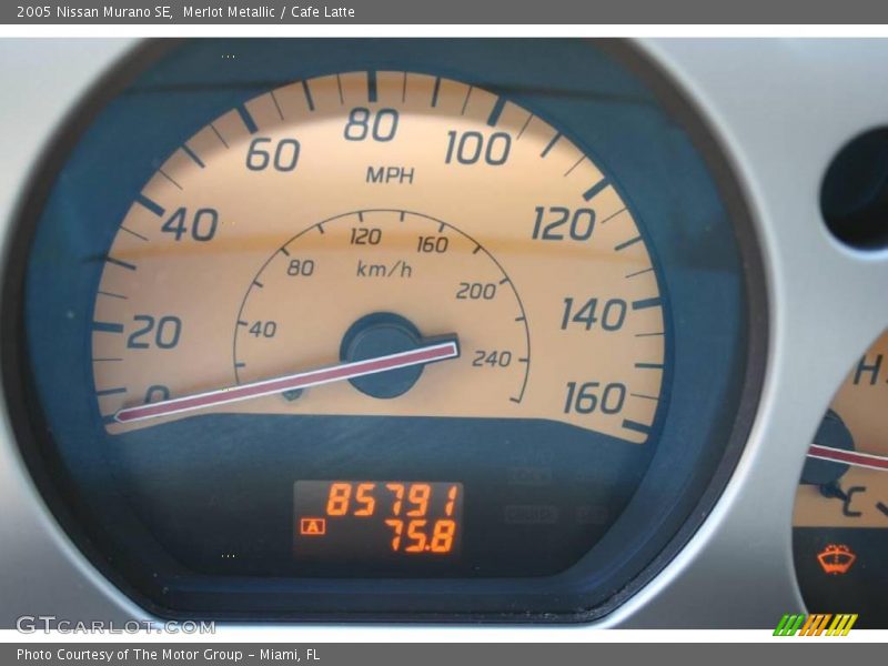 Merlot Metallic / Cafe Latte 2005 Nissan Murano SE