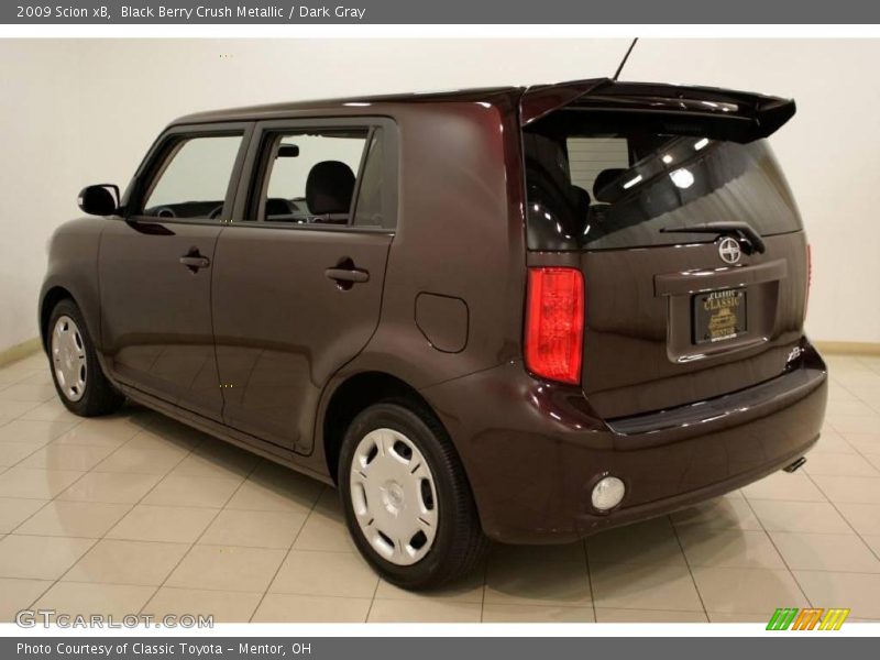 Black Berry Crush Metallic / Dark Gray 2009 Scion xB