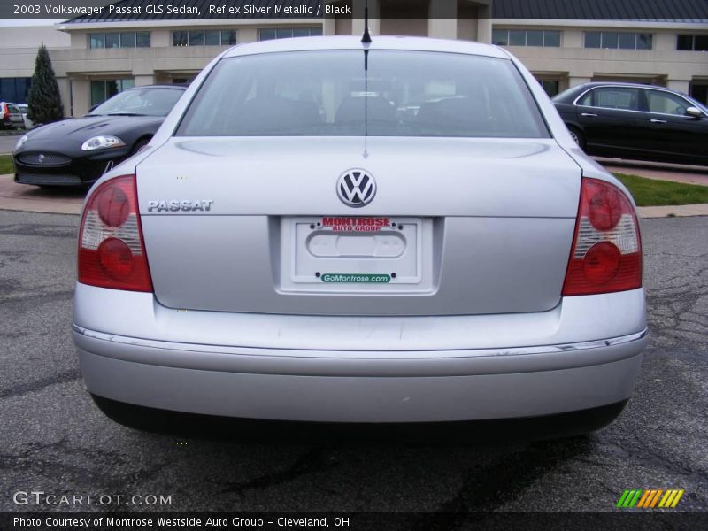 Reflex Silver Metallic / Black 2003 Volkswagen Passat GLS Sedan