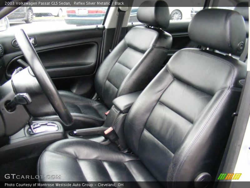 Reflex Silver Metallic / Black 2003 Volkswagen Passat GLS Sedan