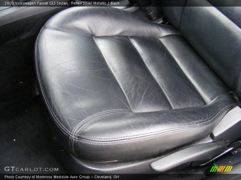 Reflex Silver Metallic / Black 2003 Volkswagen Passat GLS Sedan