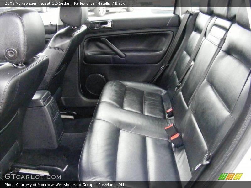 Reflex Silver Metallic / Black 2003 Volkswagen Passat GLS Sedan