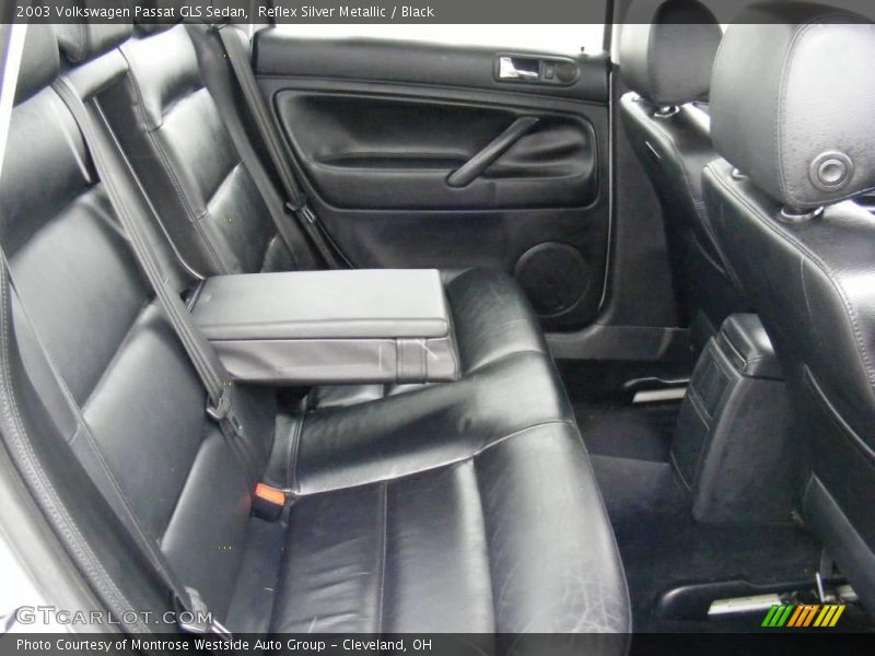 Reflex Silver Metallic / Black 2003 Volkswagen Passat GLS Sedan