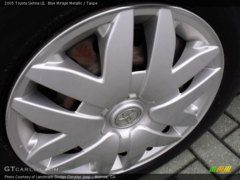 Blue Mirage Metallic / Taupe 2005 Toyota Sienna LE