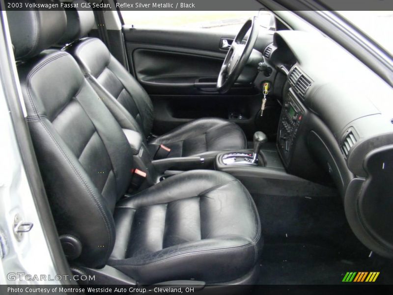 Reflex Silver Metallic / Black 2003 Volkswagen Passat GLS Sedan