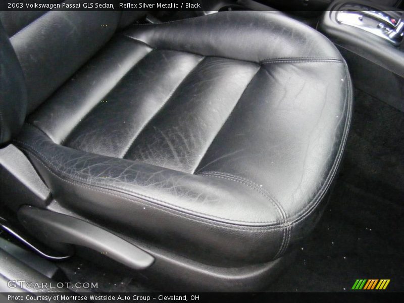 Reflex Silver Metallic / Black 2003 Volkswagen Passat GLS Sedan
