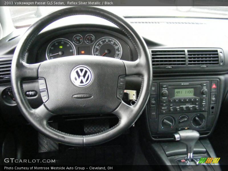 Reflex Silver Metallic / Black 2003 Volkswagen Passat GLS Sedan