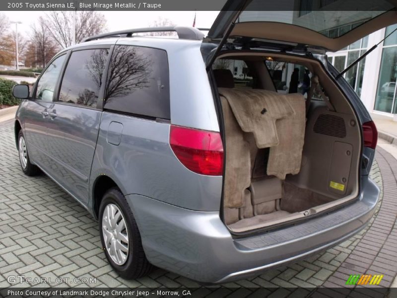 Blue Mirage Metallic / Taupe 2005 Toyota Sienna LE