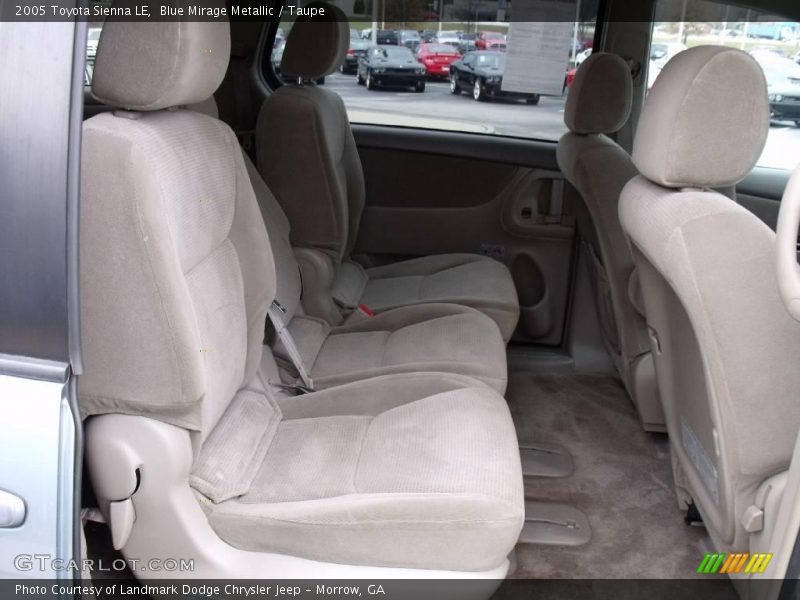 Blue Mirage Metallic / Taupe 2005 Toyota Sienna LE
