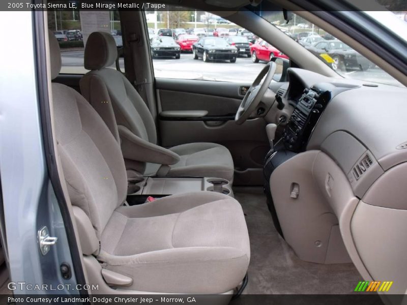 Blue Mirage Metallic / Taupe 2005 Toyota Sienna LE