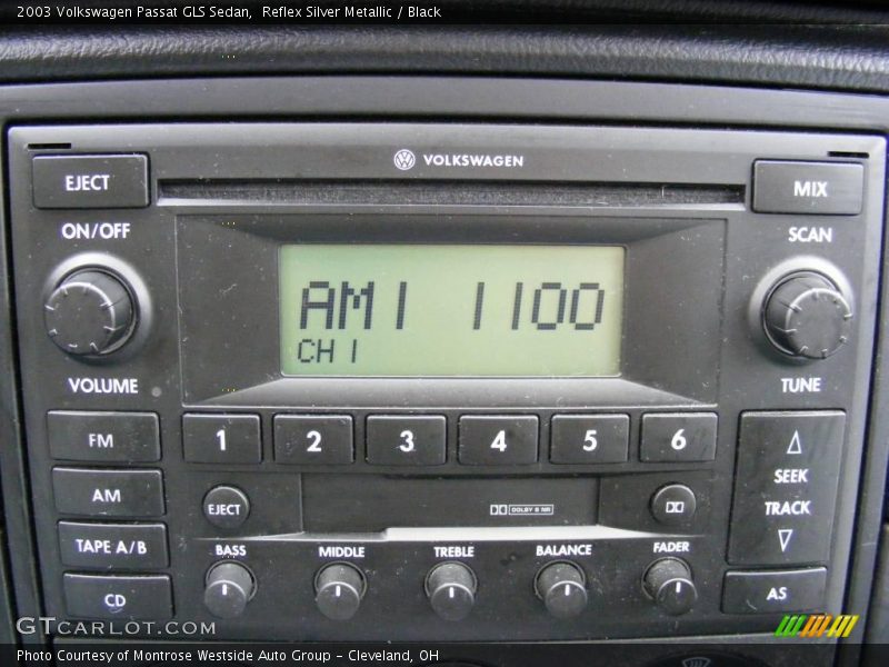 Reflex Silver Metallic / Black 2003 Volkswagen Passat GLS Sedan
