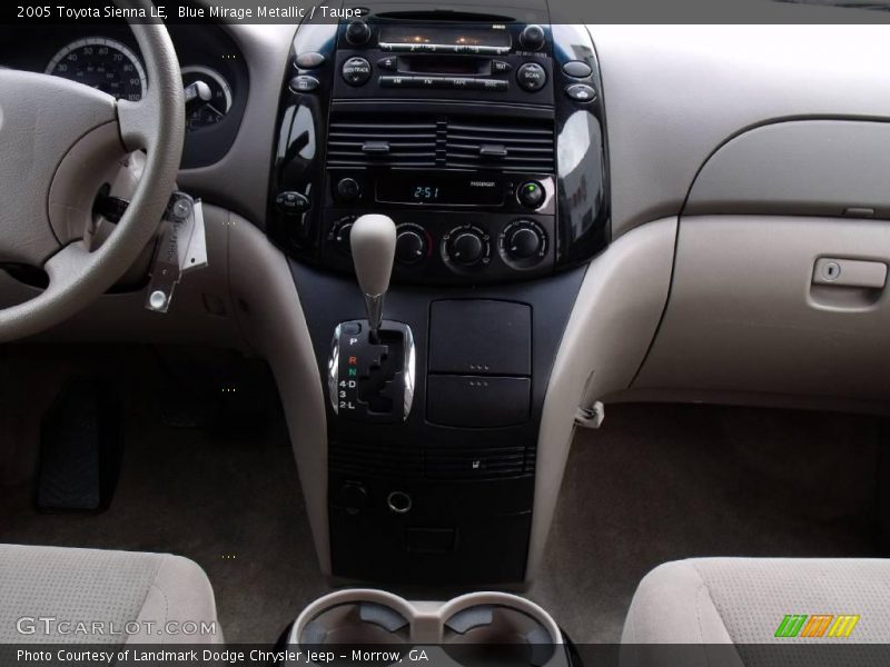 Blue Mirage Metallic / Taupe 2005 Toyota Sienna LE