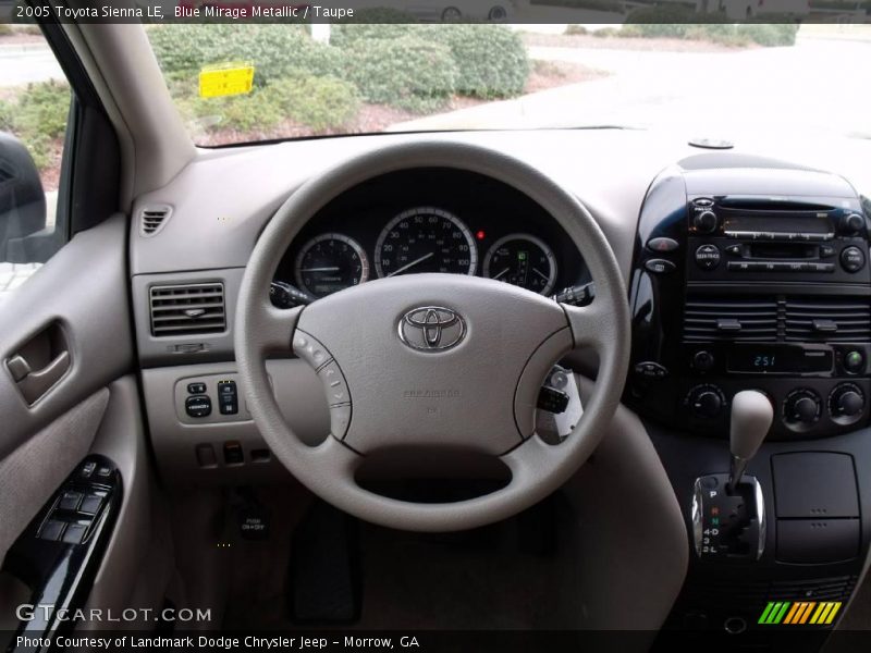 Blue Mirage Metallic / Taupe 2005 Toyota Sienna LE