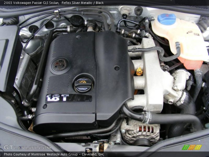 Reflex Silver Metallic / Black 2003 Volkswagen Passat GLS Sedan