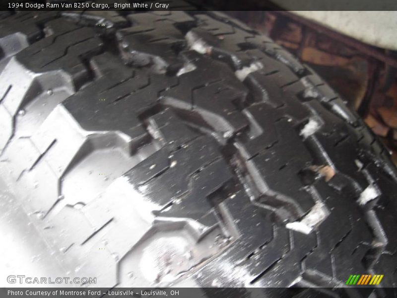Bright White / Gray 1994 Dodge Ram Van B250 Cargo